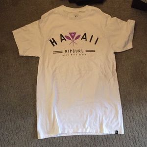 White rip curl shirt